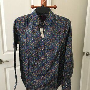 Jcrew Liberty Print Cotton Shirt